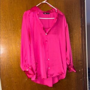 Zara Pink Blouse